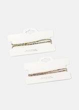 Load image into Gallery viewer, 2-Piece Rhinestone Stretch Bracelets
