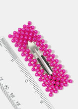 Load image into Gallery viewer, 2-Piece Beaded Open Rectangle Snap Clip
