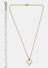 Load image into Gallery viewer, "LOVE" Heart Pendant Necklace

