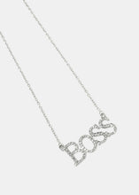 Load image into Gallery viewer, "BOSS" Rhinestone Pendant Necklace
